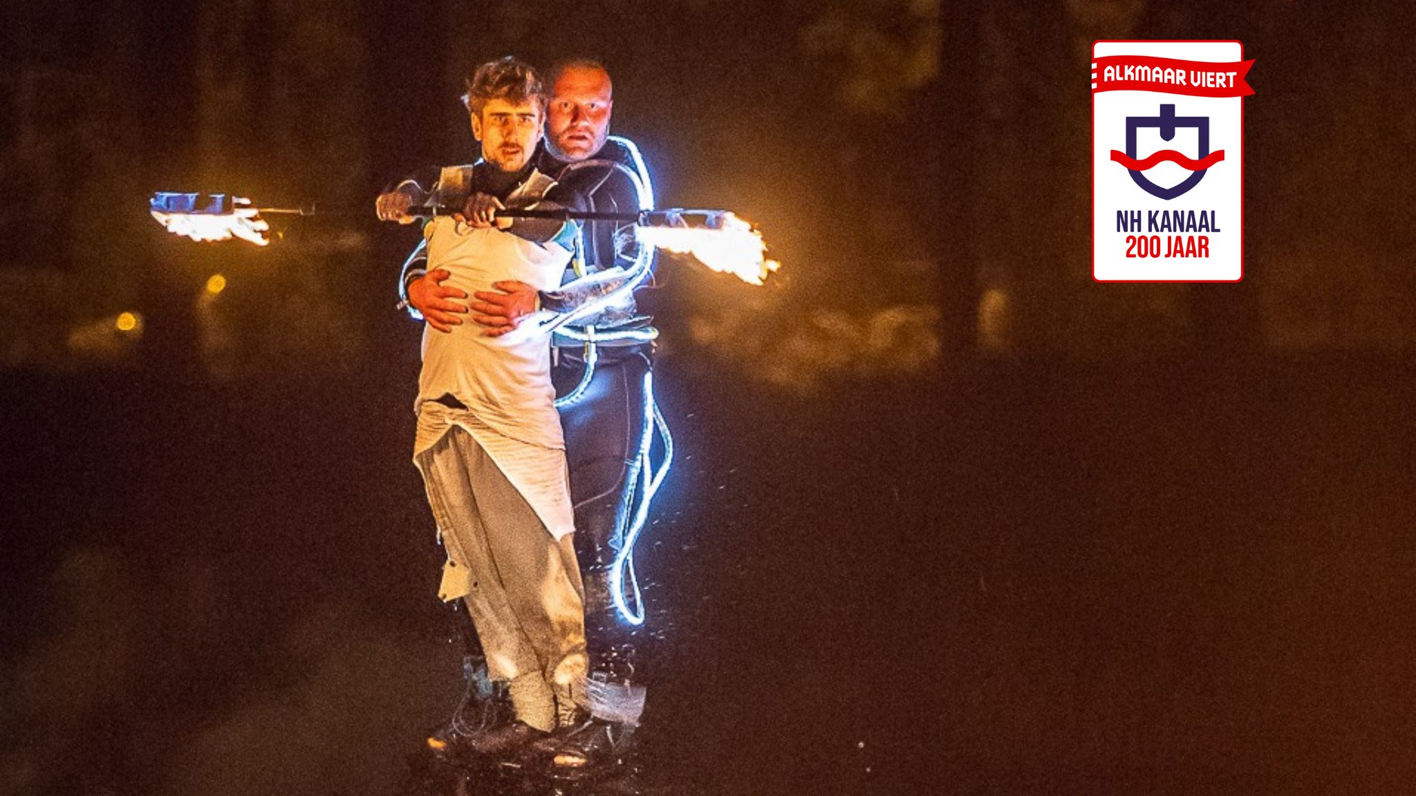 Theatervoorstelling Glorie tijdens jubileum Noordhollandsch Kanaal